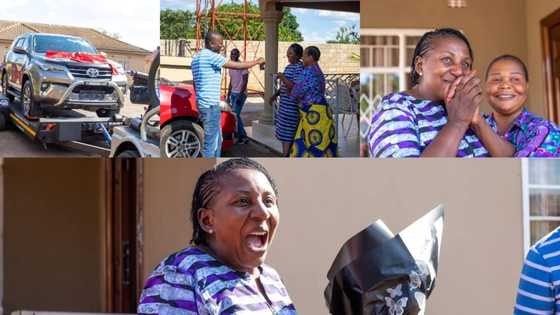 Hard working man leaves mom in tears by buying her a brand new vehicle: "Priceless moment"