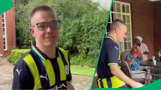 Domestic worker cheering with grandmother over grandson's surprise return in TikTok video moves South Africa