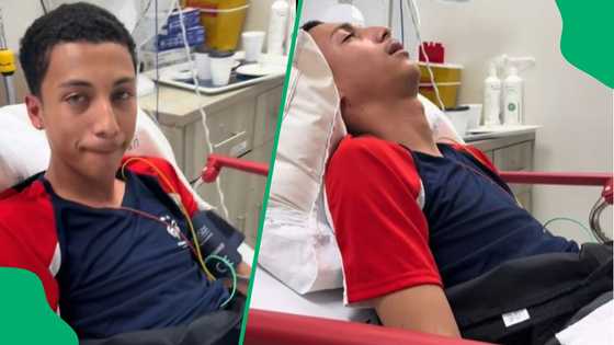 Mom's son wakes up under anaesthesia in TikTok video and amuses South Africa