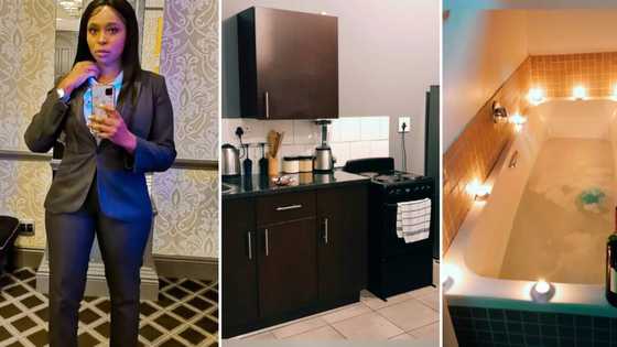 Jozi woman post's pics of lux-looking crib, peeps love: "Invite me to your home"
