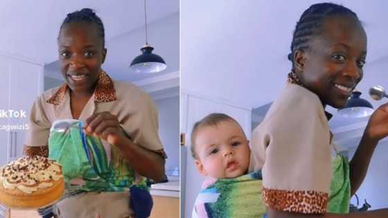 SA domestic worker threatens to eat cake while babysitting, Mzansi has jokes, "Kodwa ngeKhekhe la madam"