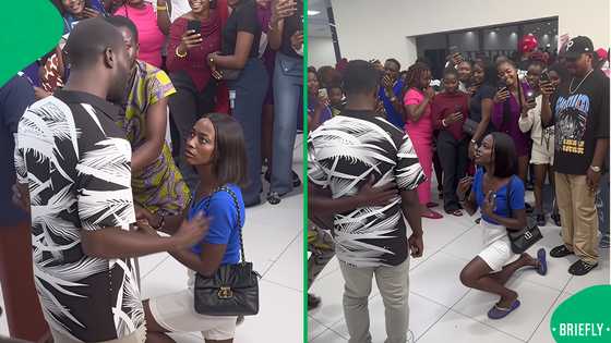 "Sisterhood is embarrassed": Man rejects woman’s public proposal in front of a huge crowd, SA reacts