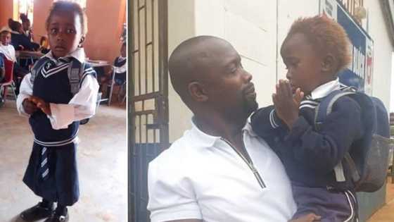 Kind man tracks down little girl, buys her a proper school uniform