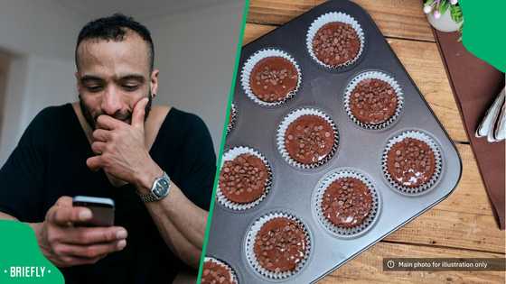 "A carb crime scene": R1k chocolate muffin on delivery app stuns South Africans