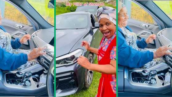 Mom sings praises for daughter's success after she buys her a new BMW car in TikTok video