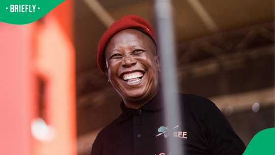 General Nhlanhla Mkhwanazi brings a smile to Julius Malema's face with his non-political stance