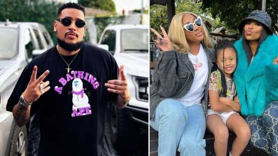 AKA's child Kairo Forbes' sweet note to him, DJ Zinhle, Nadia Nakai, and Lynn Forbes leaves SA emotional