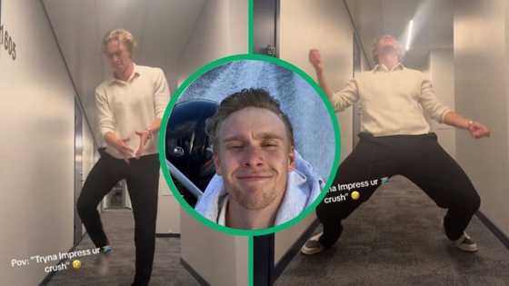 Swedish man dances to Amapiano, ladies go wild: "I identify as your crush"
