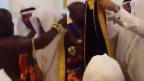 Video of chiefs giving foreigners gold for clothing stirs reactions