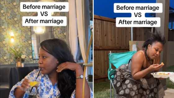 Makoti has Mzansi laughing out loud after showing how women eat before and after marriage, SA women relate
