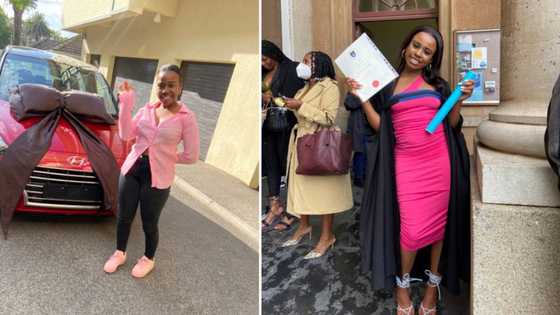 Woman shows off 2022 blessings: Graduation, new car and a heap more monumental milestones reached