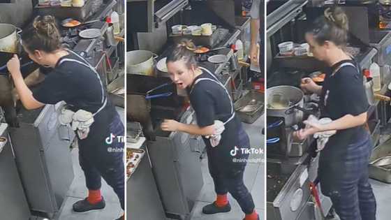 Fast-food worker drops cellphone in deep fryer, TikTok video leaves people gasping: She got it with the tongs