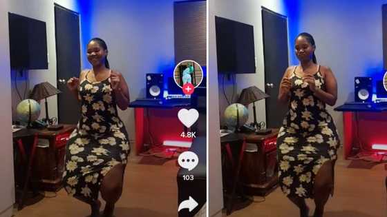 Video of curvy TikTok queen shaking what her mama gave her has Mzansi going nuts