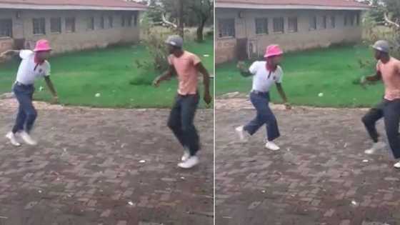 AmaPantsula dancing pair bring the heat this December in trending dance video, Mzansi loving it