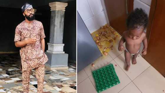 Tired father asks for ‘boarding daycare’ after baby girl breaks entire tray of eggs, fellow parents stan