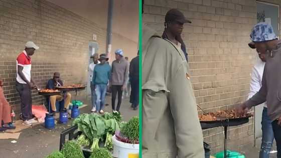 Men caught on camera eating street vendor food without paying, SA outraged