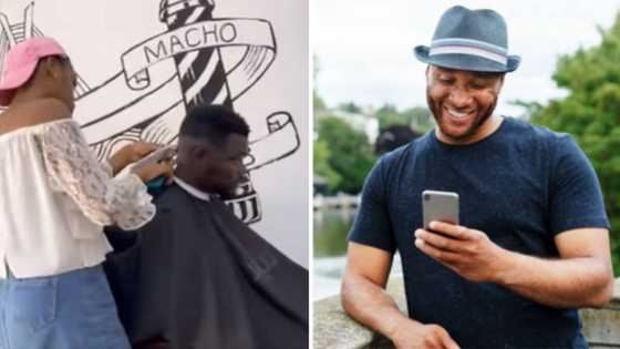 17-year-old girl gives influencer Nänä Teä perfect haircut; cute video erupts reactions from peeps