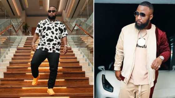 Cassper Nyovest rocks all-white look, rapper praised for being super dapper in the snaps: "Clean and dope"