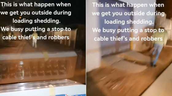 Cape Town residents chase alleged cable thief through township in TikTok that has Mzansi amazed: "Netflix has nothing on SA"