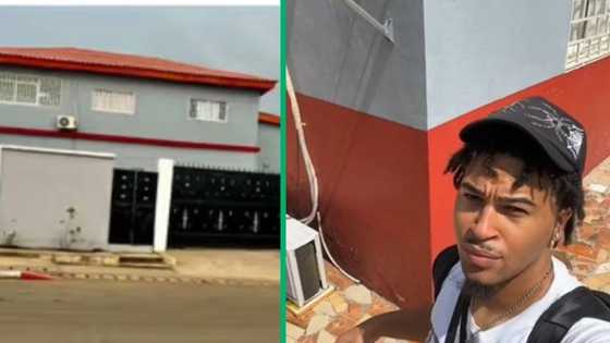 TikTok video of man's showing parent's 2-storey mansion built in Africa over 10 years while working overseas