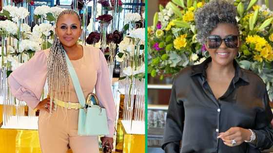 SA smitten by video of Basetsana Kumalo dancing with her sons: "Exactly the mom I am tryna be"
