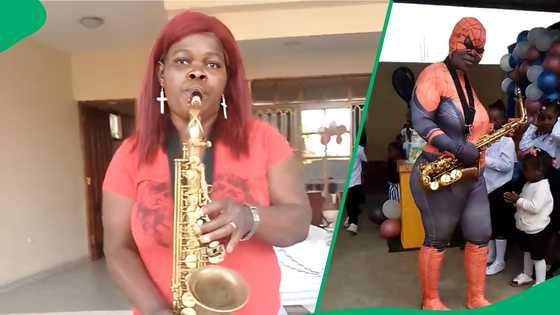 "She's even doing the robot move": Woman performs at a kids' party in a Spider-Man suit, SA's amused