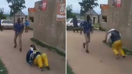 "Jet Lizembe and Jackie Tshangana": Bizarre dance fight between men has locals scratching their heads