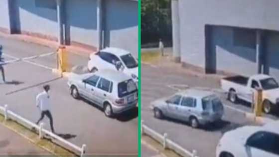 Tazz driver runs over thief in video with 1m views, SA floored by determination to catch criminal