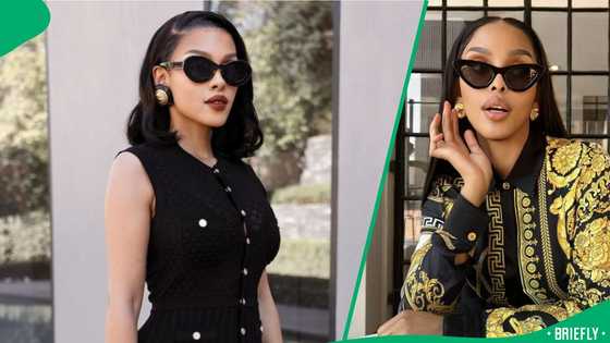 Kefilwe Mabote burns Dior bag, claims it was a "soul tie", SA reacts: "What was she worshipping?"