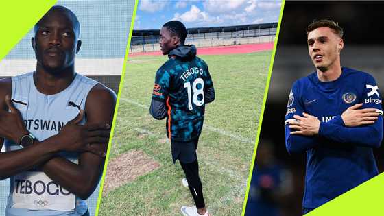 Paris 2024: Tebogo pulls off Cole Palmer's celebration before defeating Lyles