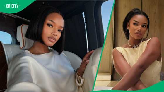 Ayanda Thabethe jokes about being at her sister’s home amid split rumours, flaunts baby bump