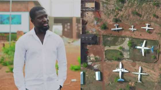 Ibrahim Mahama: Meet artist from tamale who sold one of his works for R14m & has 6 aircraft