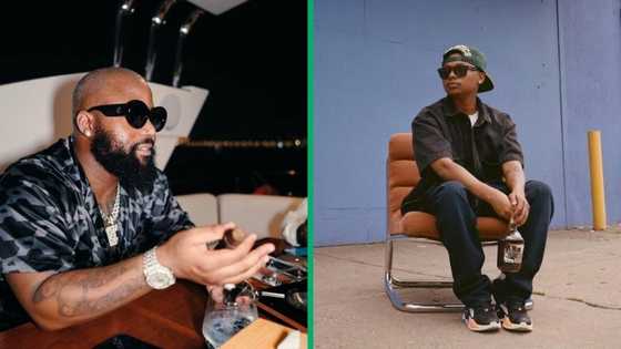 Cassper Nyovest seemingly responds to A-Reece's 'Bruce Wayne' Amapiano diss: "Thank you, hip hop"