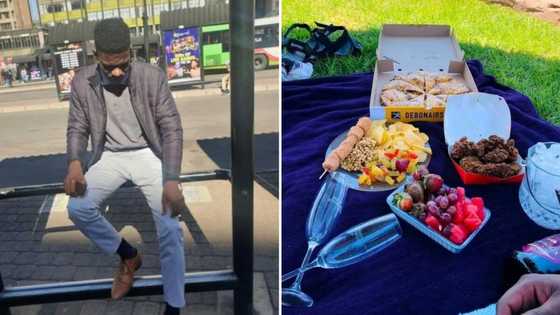 Romantic man spends R500 on picnic date for bae, claims any man can make this happen: Mzansi men choke