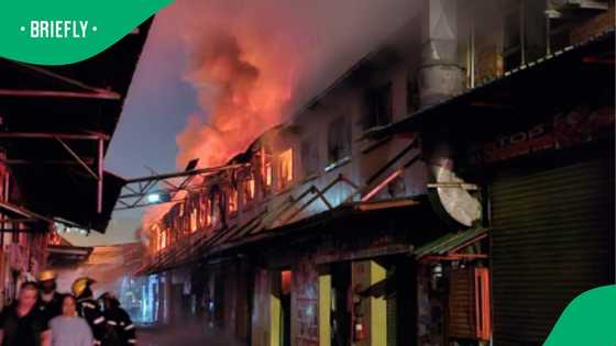Firefighters tackle blaze at China Mall in Durban, 14 trading units impacted
