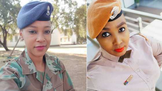 Stunning army women share photos in uniform and impress Mzansi