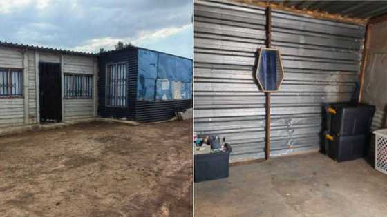 Man extends 1 room with neatly furnished shack attached to it, Facebook users shower his home with endless praise