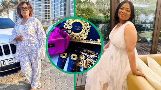 Boss gifts employee with Versace on first day back at work, Mzansi loves it: "This is beautiful"