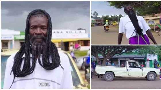 Video of African 'Samson' with world's 'strongest hair' goes viral: "Delilah will still take his power"