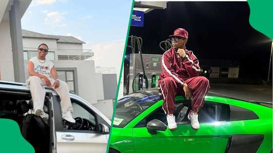 "Too blessed": Ghost Hlubi flashes his luxury vehicles in driveway, Mzansi questions if he sold some