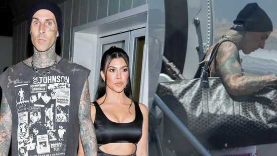 Kourtney Kardashian’s lover Travis Barker flies for 1st time since surviving deadly plane crash in 2008