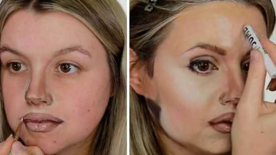 Woman trends for epic Angelina Jolie makeup transformation, netizens left speechless
