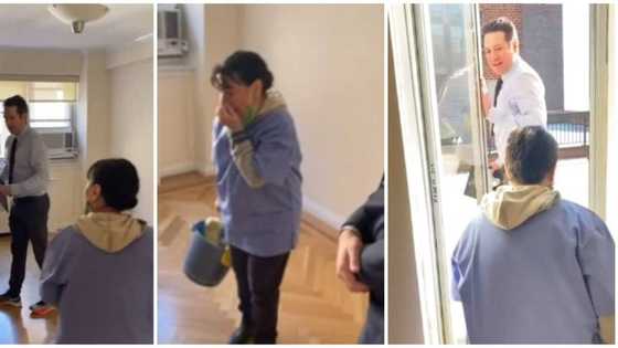 Emotional moment housemaid is gifted 4 bedroom house after 20 years of cleaning, cries in video