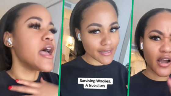 Jamaican woman living in South Africa experiences Woolies goodness, Mzansi drops hilarious hype on TikTok