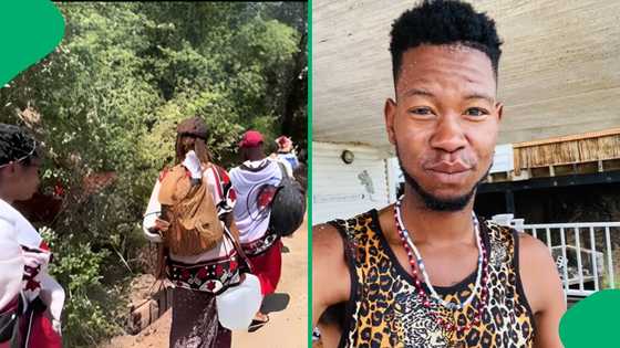 "That is why the world is becoming poor": Man practices ubungoma in America with natives, SA baffled