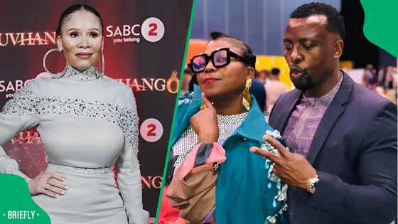 Actress Leleti Khumalo shows love to Sthandiwe and Tony Kgoroge: "My love for you both runs so deep"