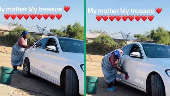 Limpopo woman washes son's Mercedes-Benz, TikTok video warms hearts