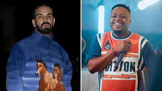 Drake shows love to Kelvin Momo on Instagram, Mzansi impressed: "He’s not the goat for nothing"