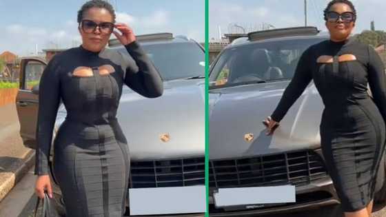 Durban woman makes TikTok video flaunting mother and her Porsche, SA loves lavish display