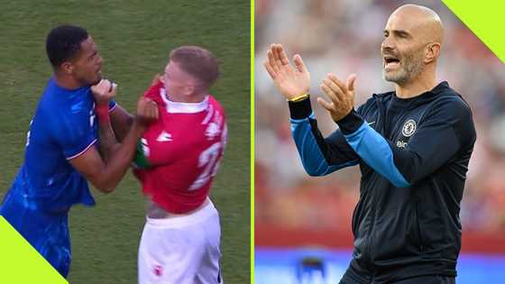 Chelsea vs Wrexham: Levi Colwill fights opponent in Maresca's first game